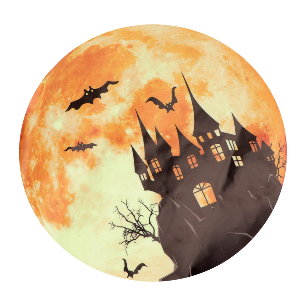 Halloween Wall Sticker Mysterious Cliff Castle Pattern Decals Luminous Sticker