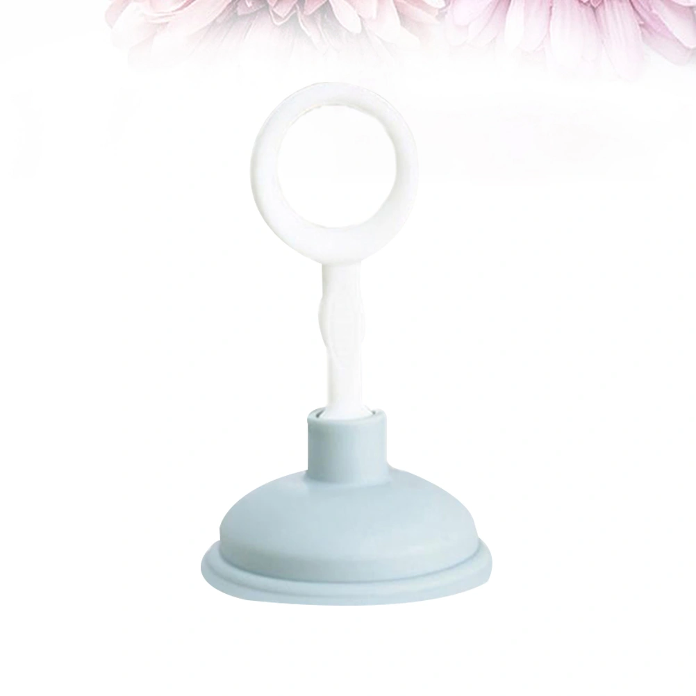 2Pcs Toilet Pipes Cleaner Toilet Suction Sanitary Sewer Cleaning Tool Pipe Accessories Light Blue