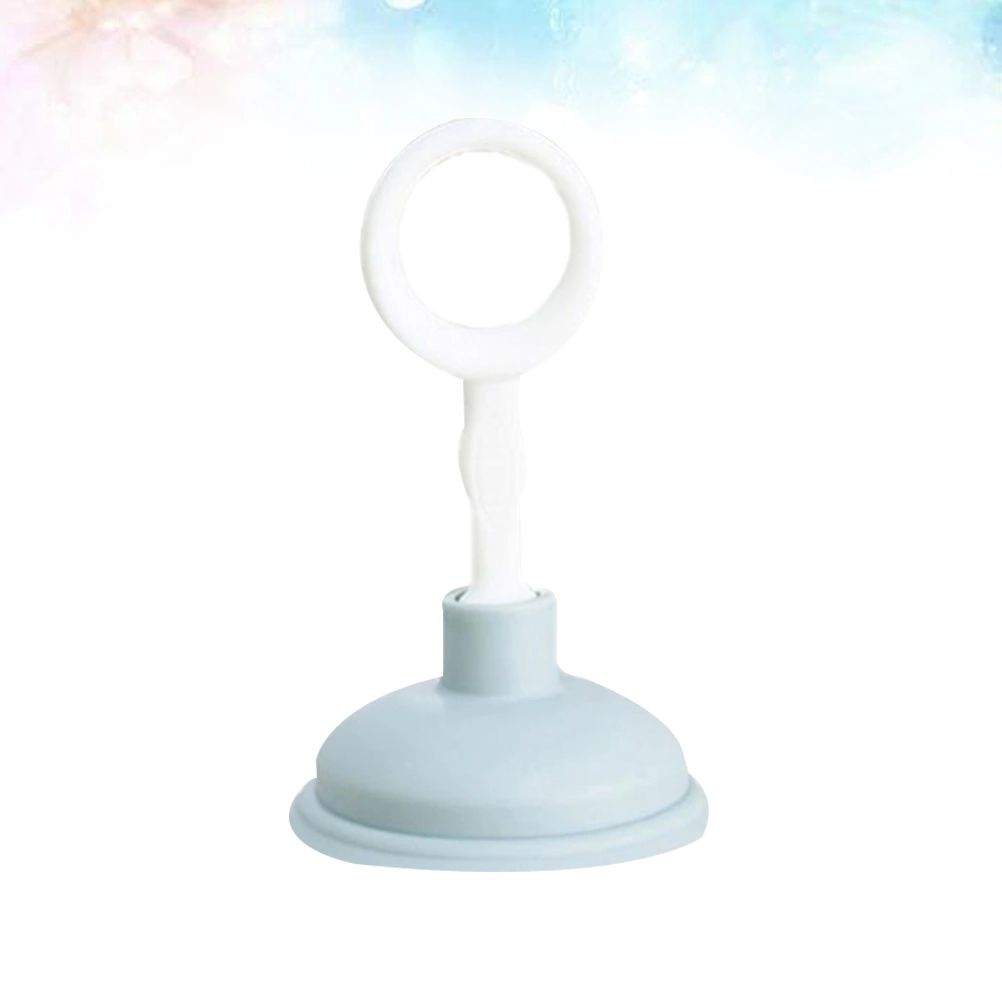 2Pcs Toilet Pipes Cleaner Toilet Suction Sanitary Sewer Cleaning Tool Pipe Accessories Light Blue