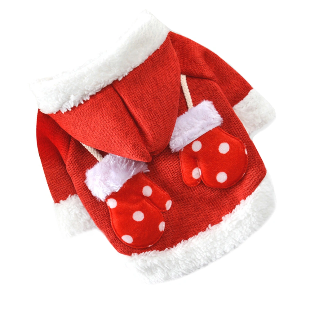 1pc Funny Christmas Pet Clothes Winter Fall Dog Sweater Costume Pet Supply (M)