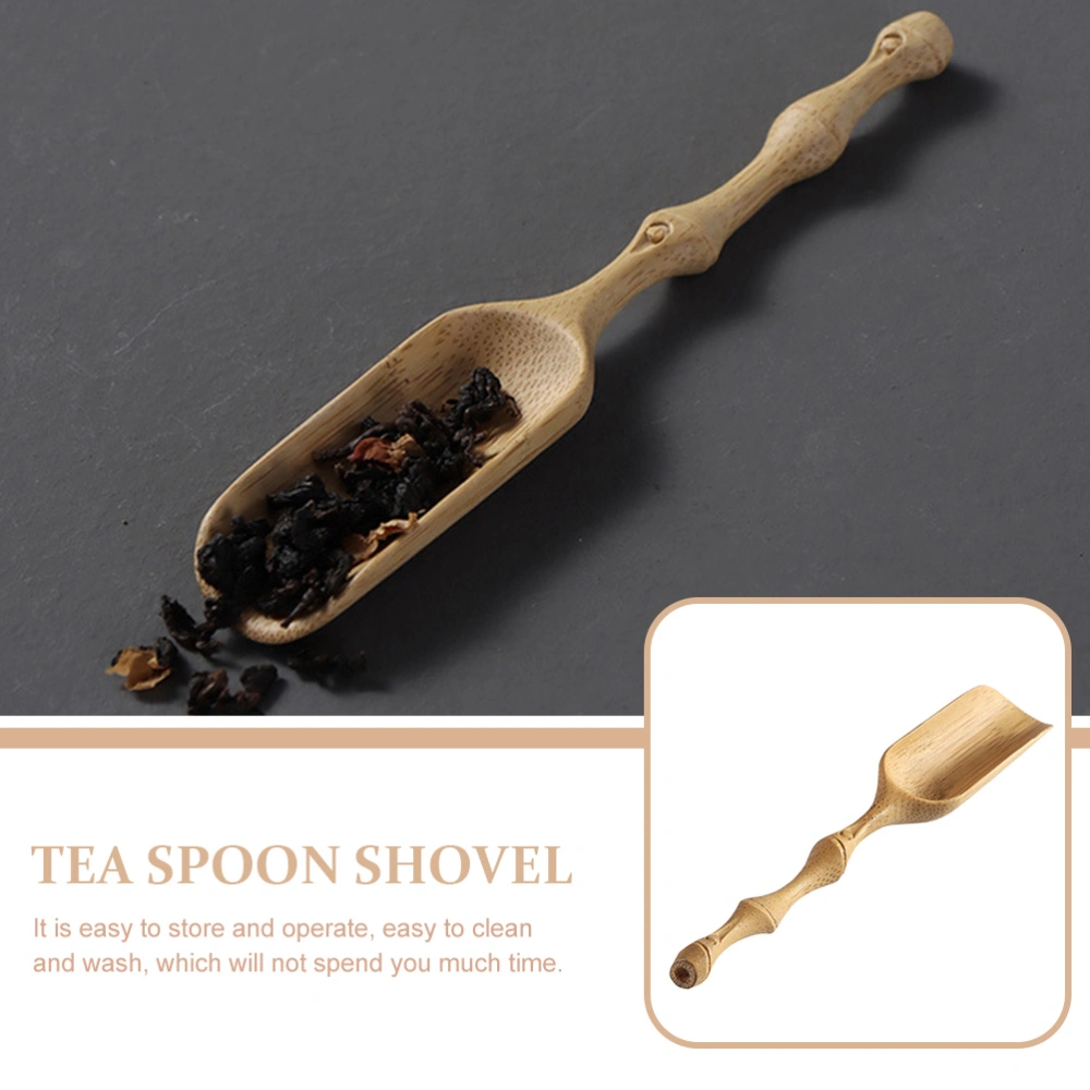 Hand-made Tea Scoop Tea Spoon Carved Simple Shape Tea Scoop for Home Tearoom Use