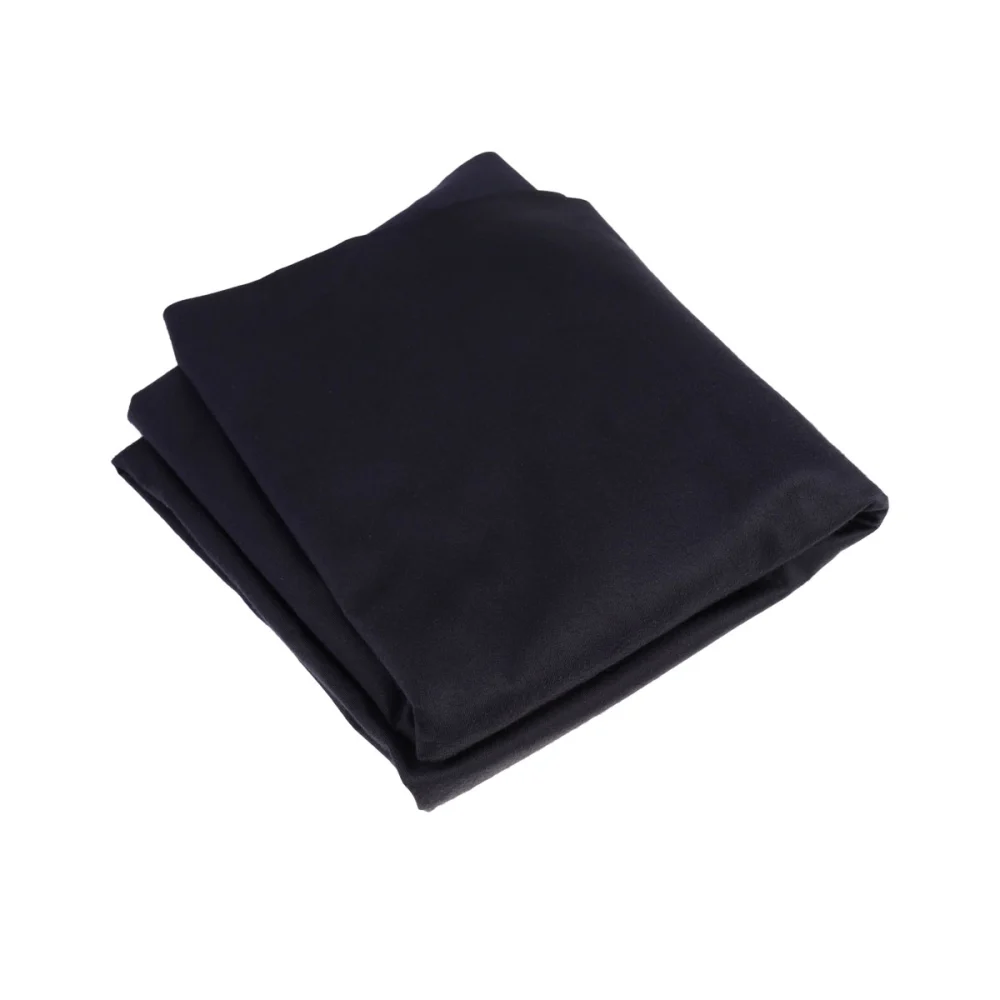 100x150cm Handmade DIY Flannelette Fabric Single Side DIY Sewing Velour Cloth (108-77 Black)