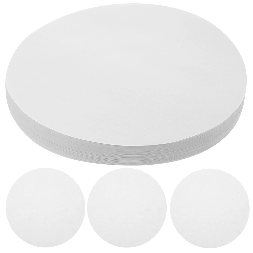 100 PCS 18cm Dia Premium Discs Medium Flow Rate Qualitative Filter Paper (White)