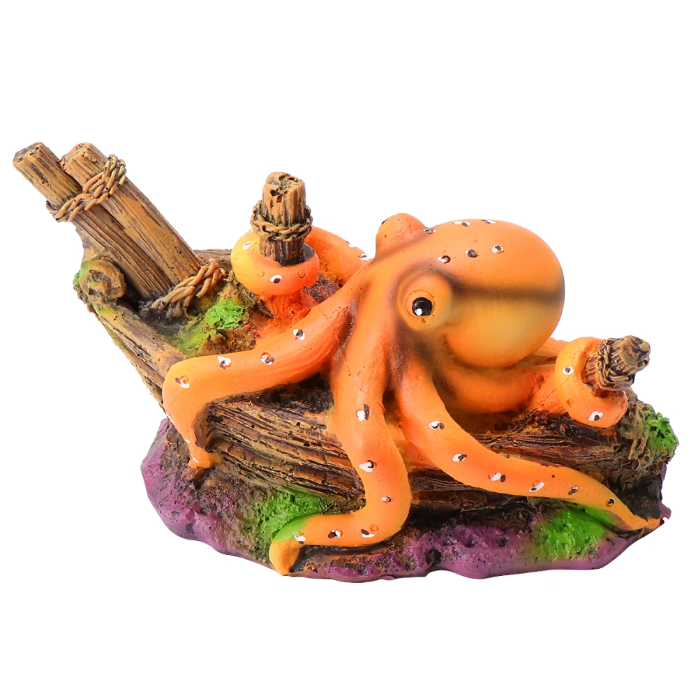 Octopus Design Fish Tank Ornament Landscaping Hiding Cave Craft Fish Shrimp Shelter Craft Aquarium Decor