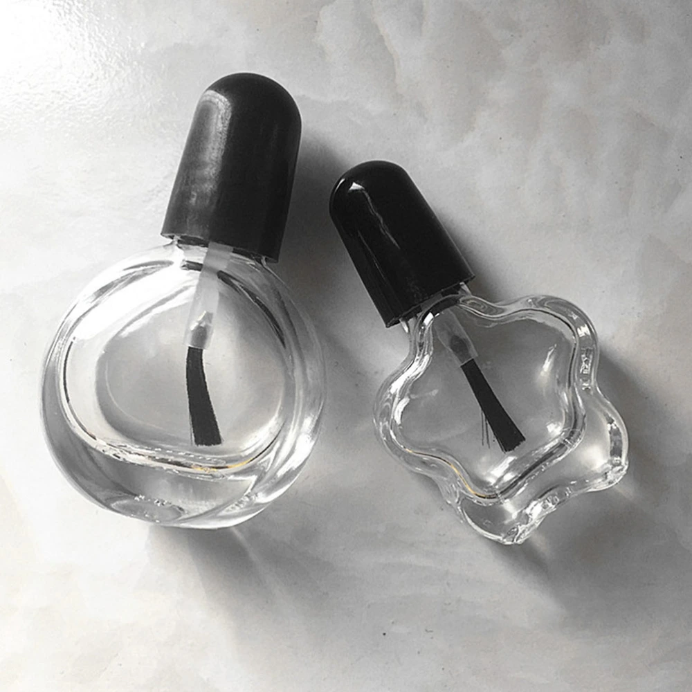 10pcs 5ML Empty Nail Polish Bottles Glass Nail Polish Containers for Nail Art