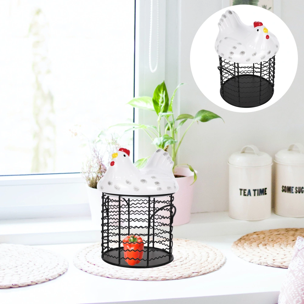 Creative Egg Holder Egg Storage Box Multifunctional Fruit Basket Kitchen Basket