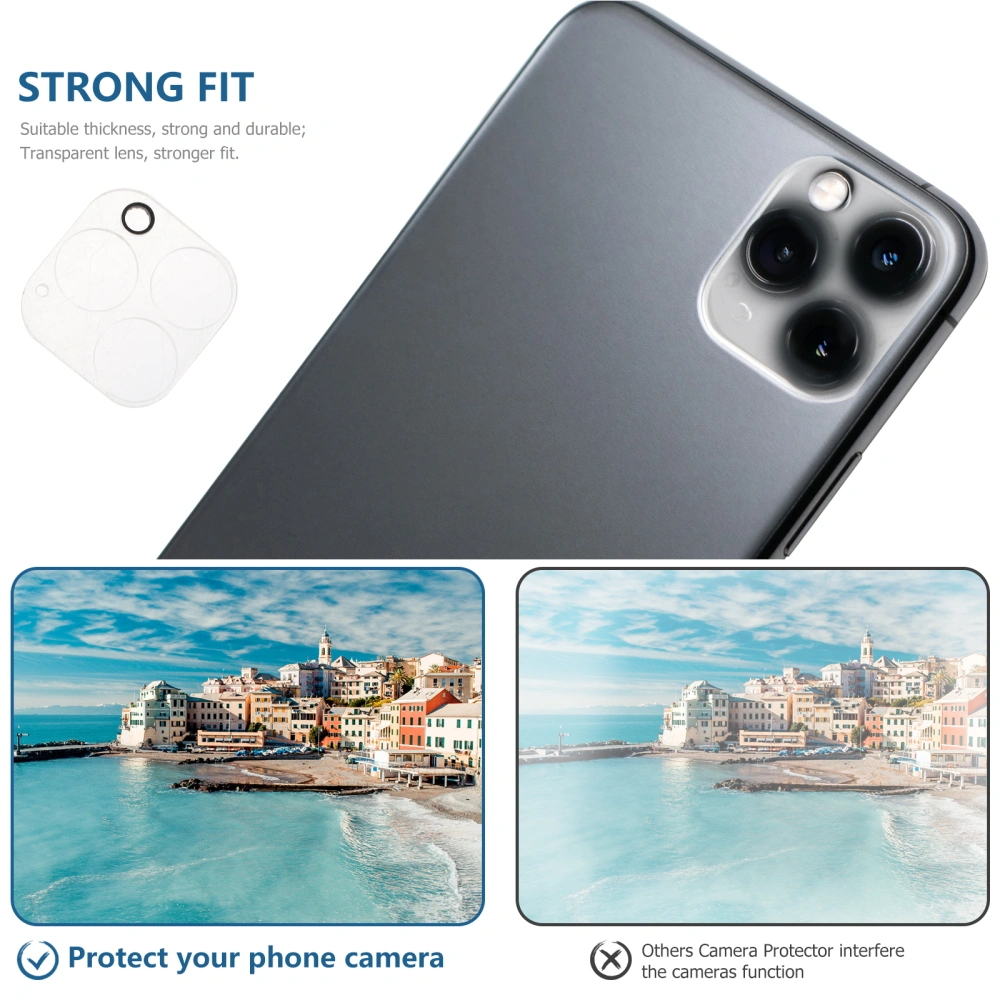 1pc Cellphone Lens Protective Film Compatible with iPhone13 Pro Max (Transparent)