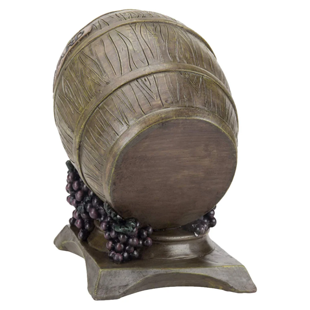 1Pc Classical Wine Bucket Decoration Resin Wine Holder Adorn Tabletop Ornament