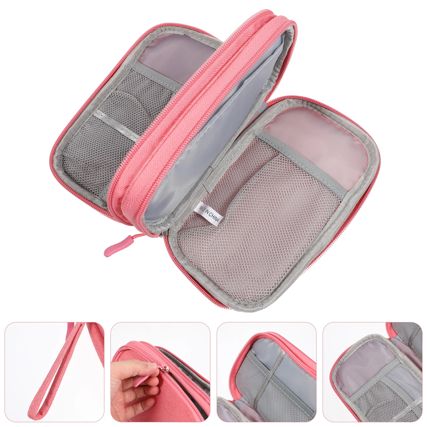 1Pc Electronics Organizer Travel Cable Bag Electronic Accessories Carrying Case