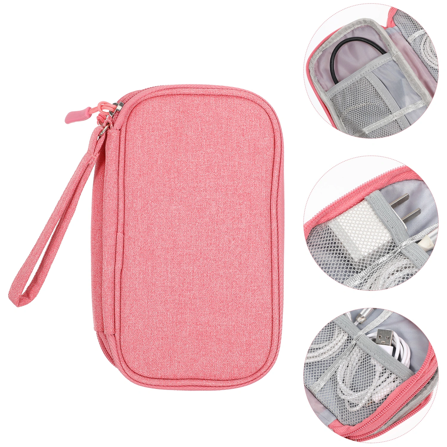 1Pc Electronics Organizer Travel Cable Bag Electronic Accessories Carrying Case