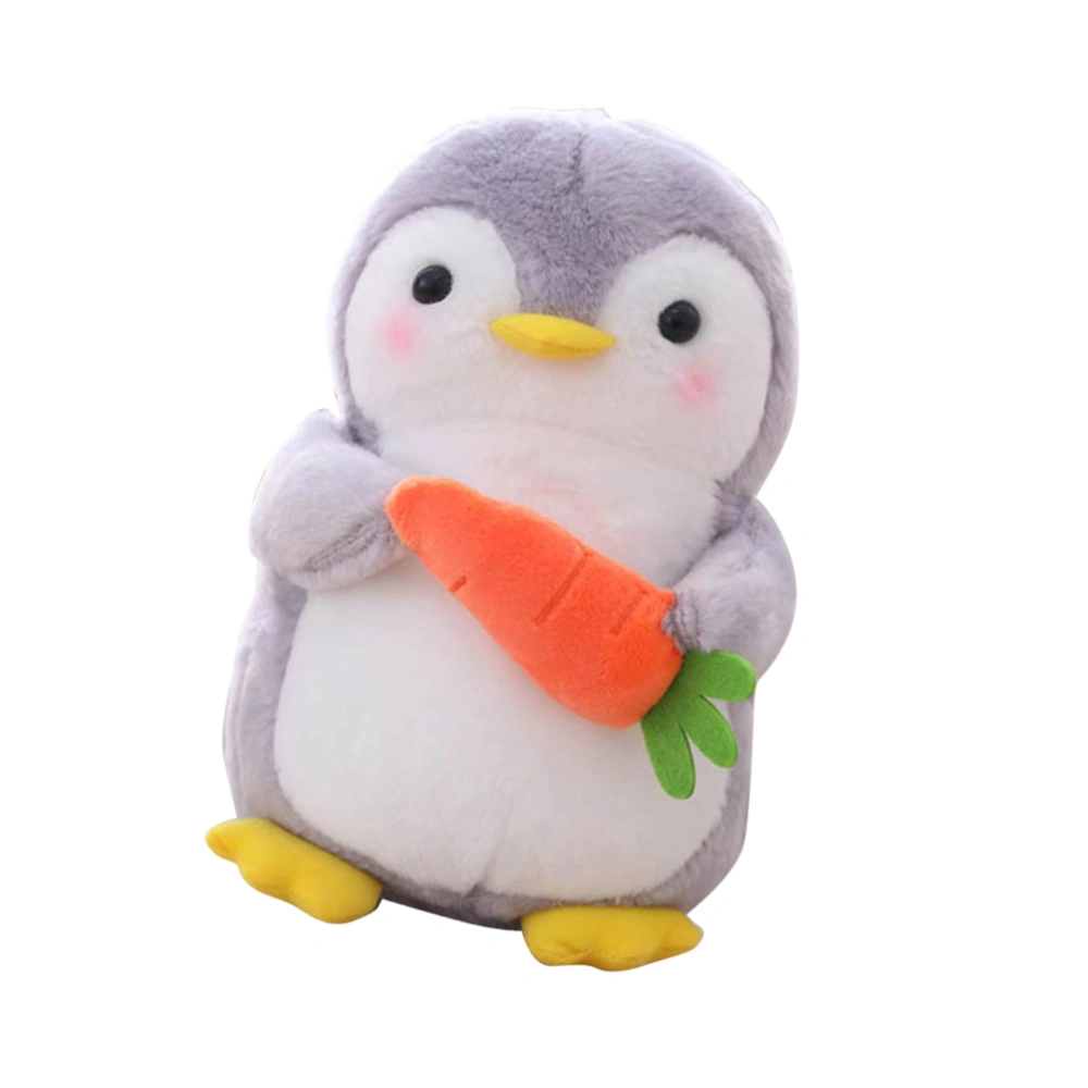 45cm Stuffed Plush Toy Animal Penguin with Carrot Design Doll Animal Toy Decorative Birthday Gift Valentines Day Doll