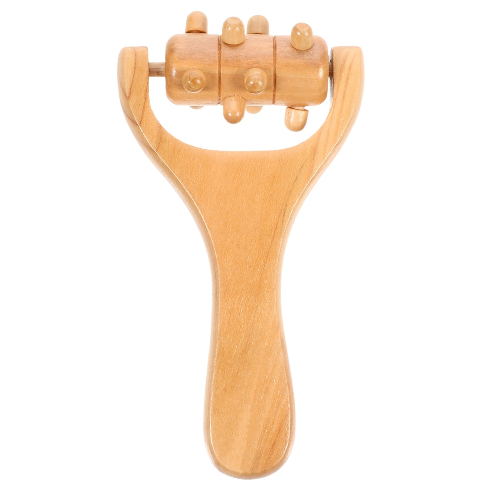 1 Pc Durable Shoulder Massager Portable Neck Massager Calf Massager (Wood)