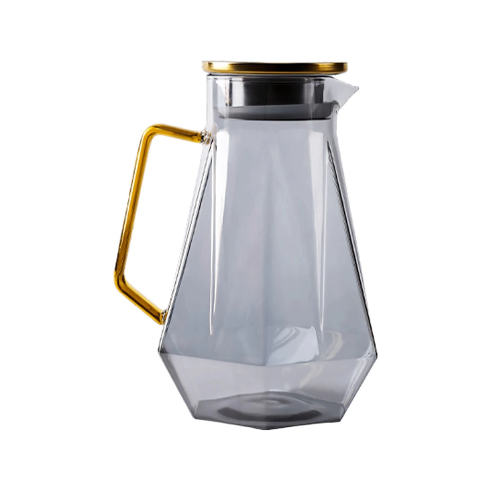 Clear Glass Pitcher Summer Water Pitcher Glass Water Pot Cooling Tea Pitcher Juice Pitcher