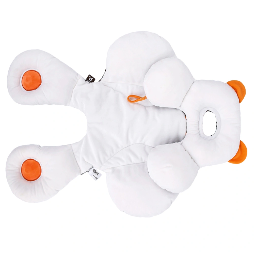 1PC Baby Stroller Cushions Child Car Safety Seat Cushion Thickened Baby Protective Pad Cartoon Baby Stroller Seat Pad for Baby Use Size S White