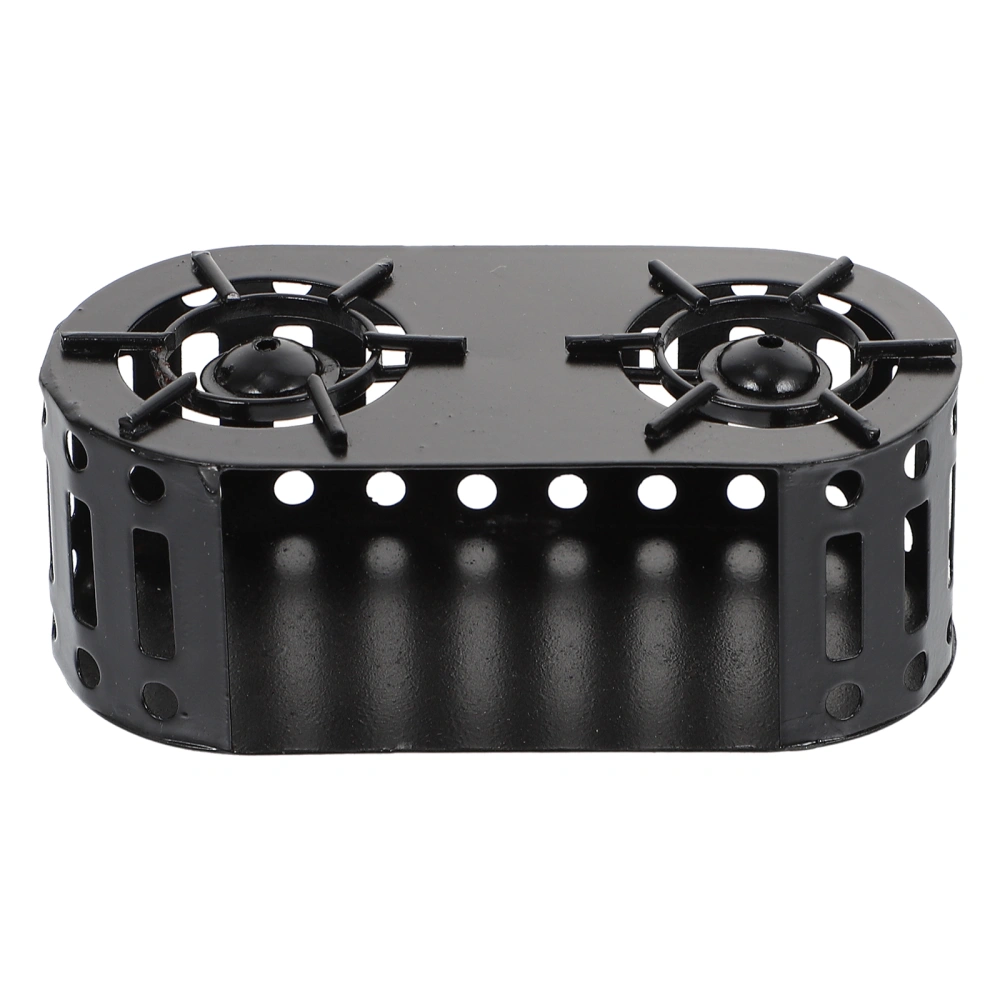 Mini House Iron Stove Plaything Simulation BBQ Stove Plaything for Doll House