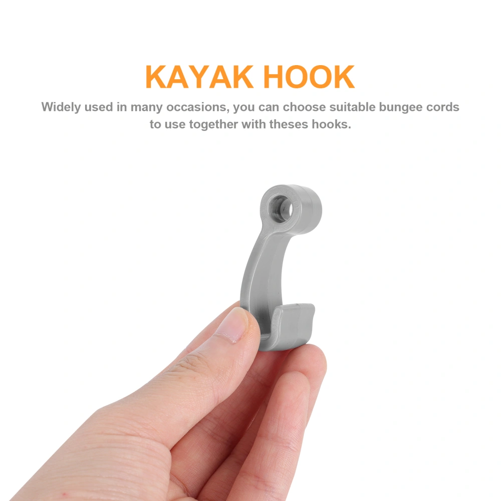 4pcs Durable Tent Hanging Hook Multi-functional J Hooks Kayak Accessories