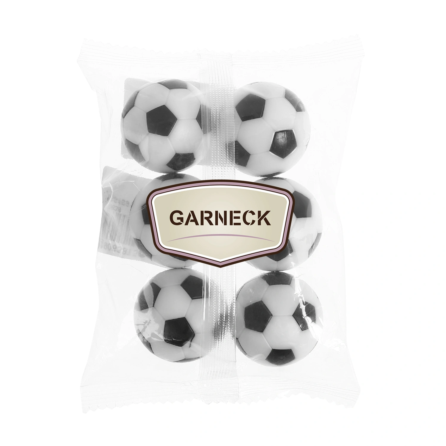 6pcs Table Soccer Balls Toys Mini Football Small Soccer Balls Black and White Football Toys (32mm)