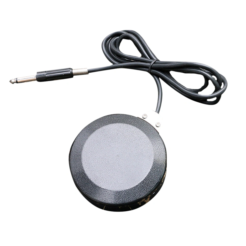 Machine Foot Pedal Professional High Resilience Switch Round Plastic Foot Switch Foot Pedal (Black)