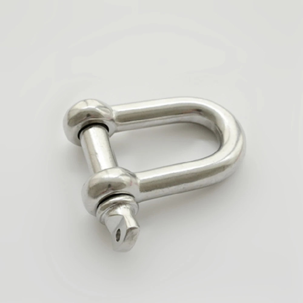 2pcs 304 Stainless Steel D Rigging Shackle Heavy Duty D Shackle For Boat