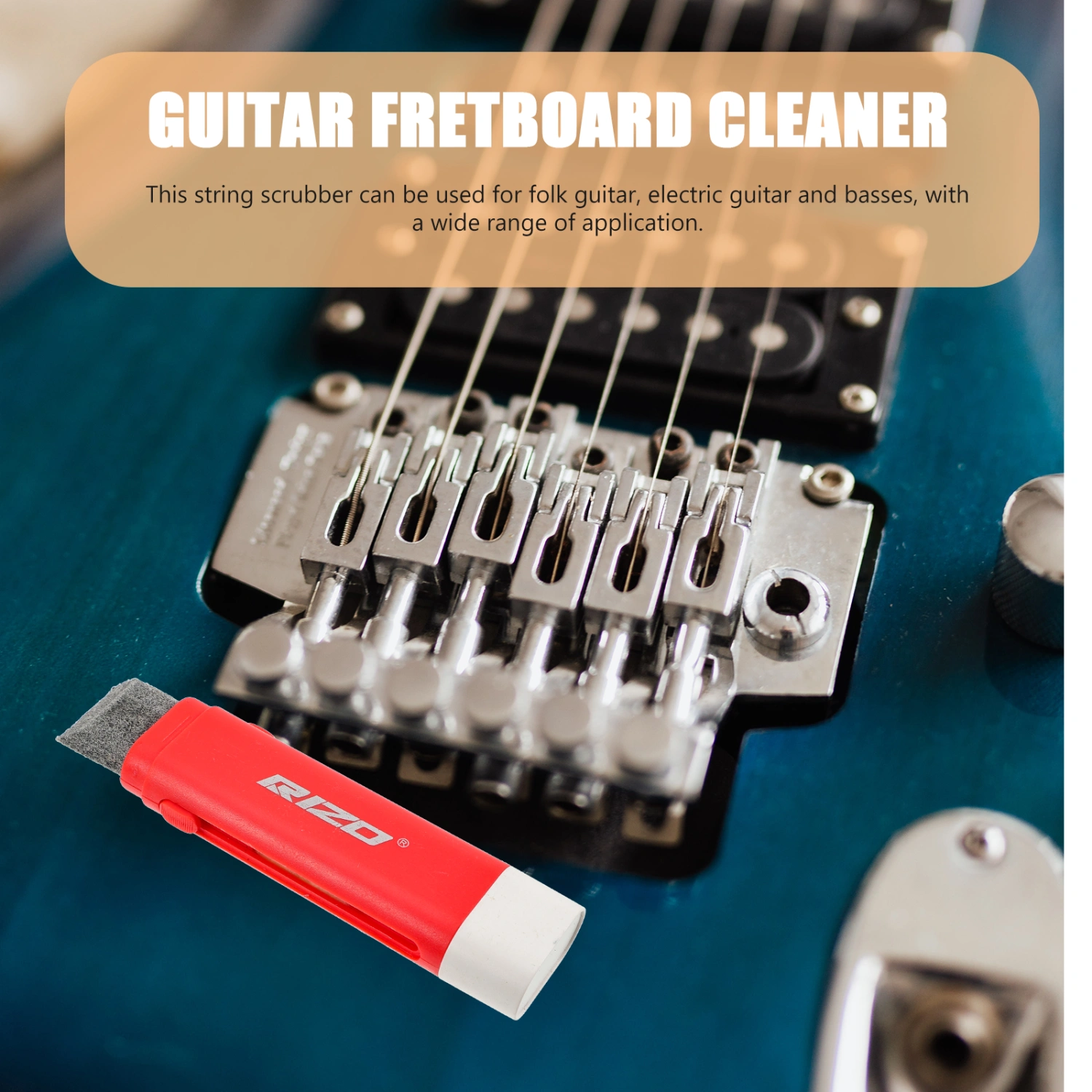 Guitar String Cleaner String Lubricant Stick String Scrubber Ukulele Bass String Cleaner