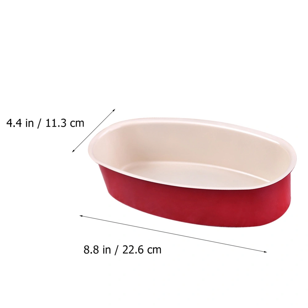 1pc Oval Shaped Baking Plate Bread Mold Cake Baking Tray Cake Mould Baking Tool