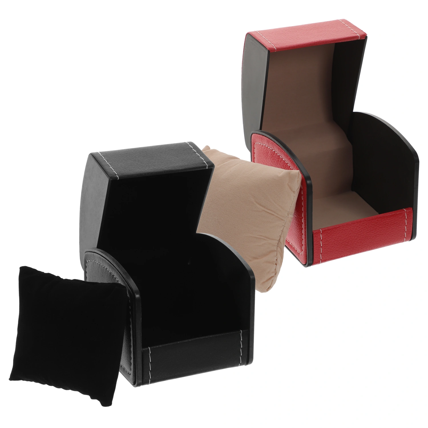2pcs PU Watch Storage Bag Watch Case Watch Holder Watch Storage Holder