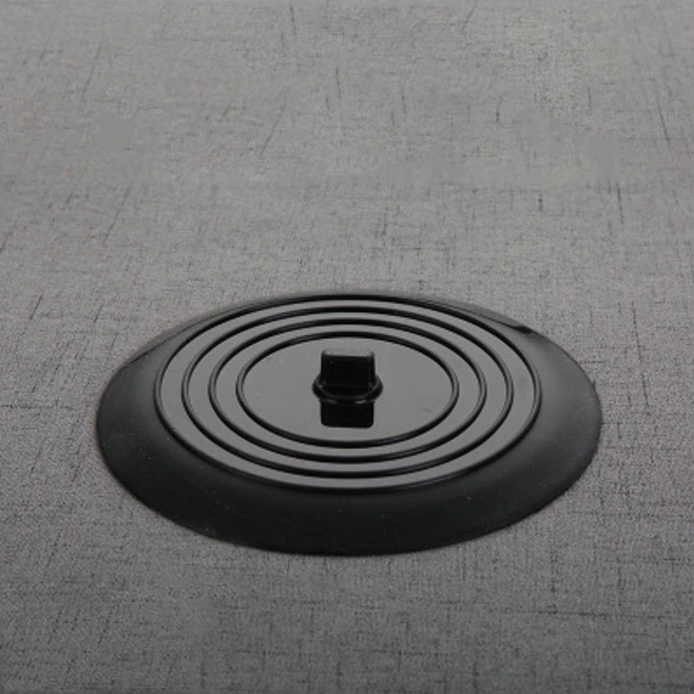 Round Drain Plug Bathroom Drain Cover Sewer Cover Deodorant Plug Round Floor Drain Deodorizer Black