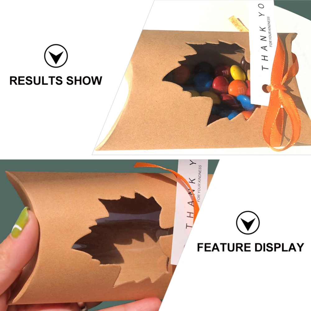 20pcs Thanksgiving Candy Boxes with 20 Tags and 20 Ribbons Party Favor Bags