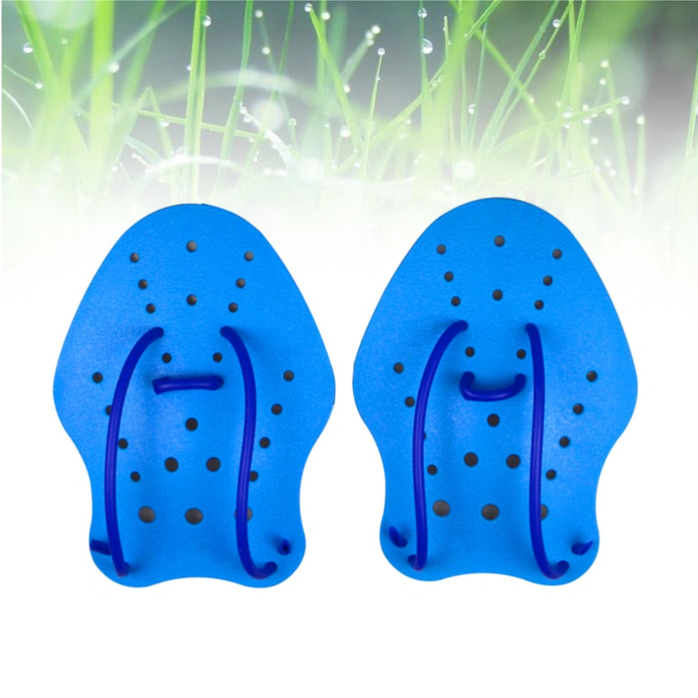 1 Pair Swimming Gloves Webbed Aquatic Fit Traning Gloves Paddles Diving Hand Web Size M