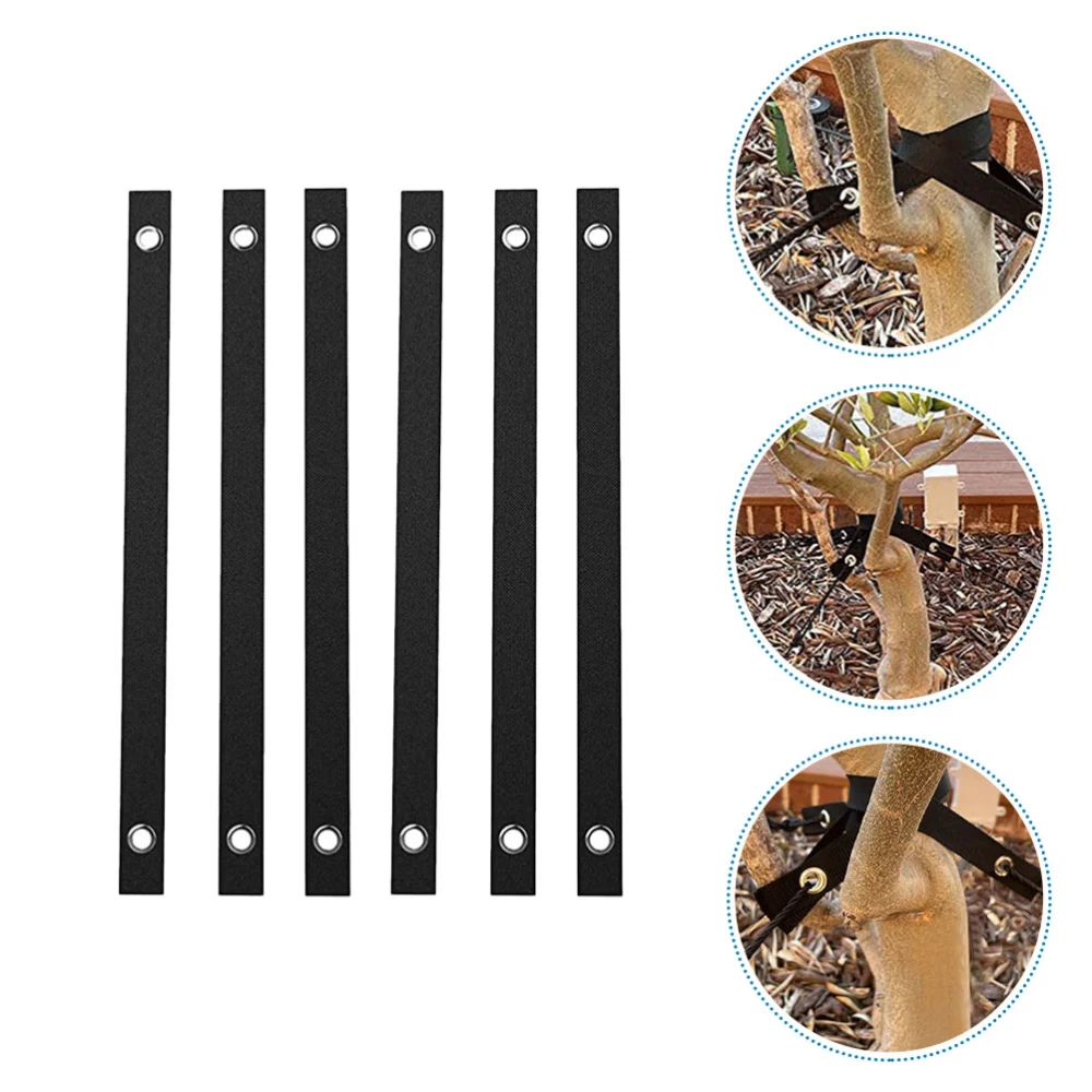 6pcs Tree and Plant Support Straps Planted Sapling Straight Protection Straps