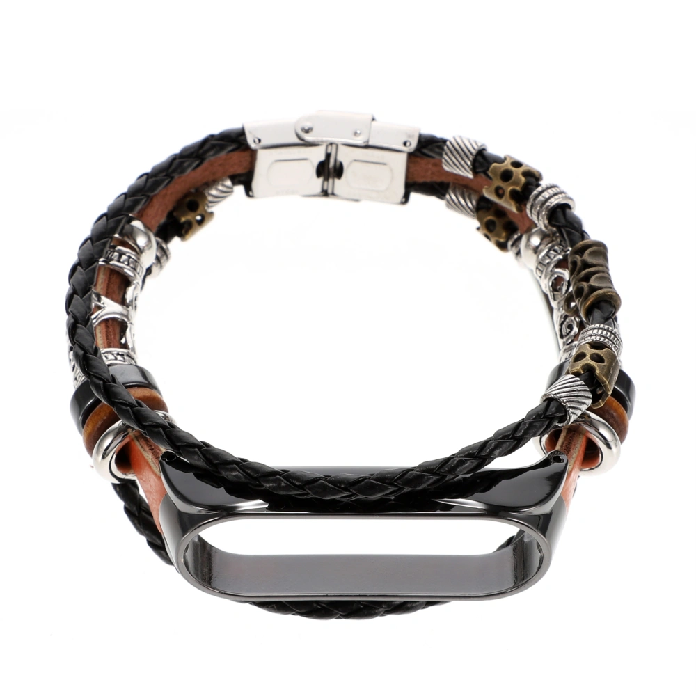 1pc Metal Wristband Vintage Smart Band Strap Supply Compatible for Xiaomi 6
