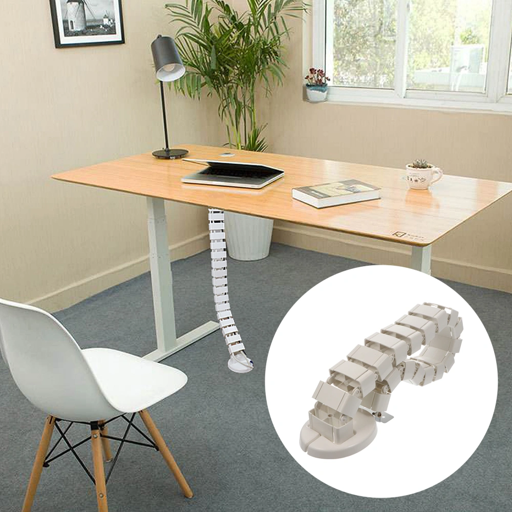 Cable Sleeve Detachable Coiled Cord Wire Wrap Cable Sleeve Management System