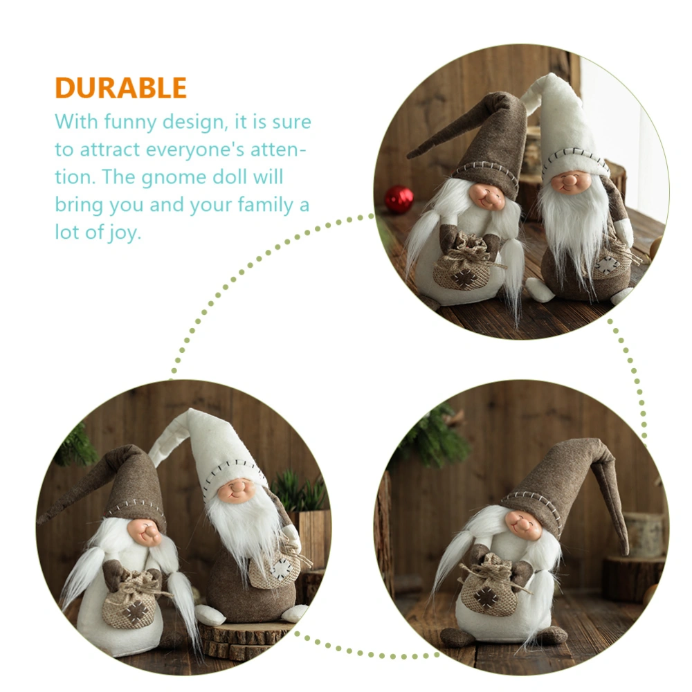 Nordic Gnome Doll Adorable Dwarf Doll Adornment Home Festival Decor Kids Gift Toy