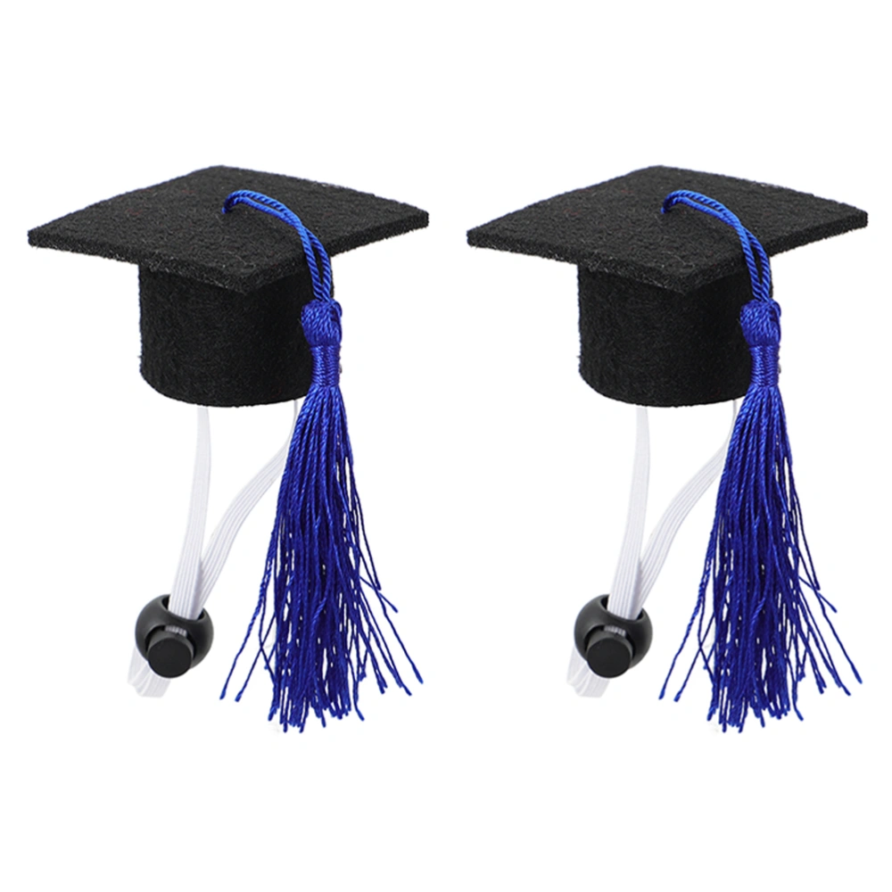 2Pcs Graduation Pet Costume Set with Pet Graduation and Graduation Hat