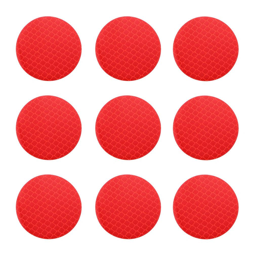 30pcs Auto Safety Reflective Stickers Car Warning Reflective Round Decals