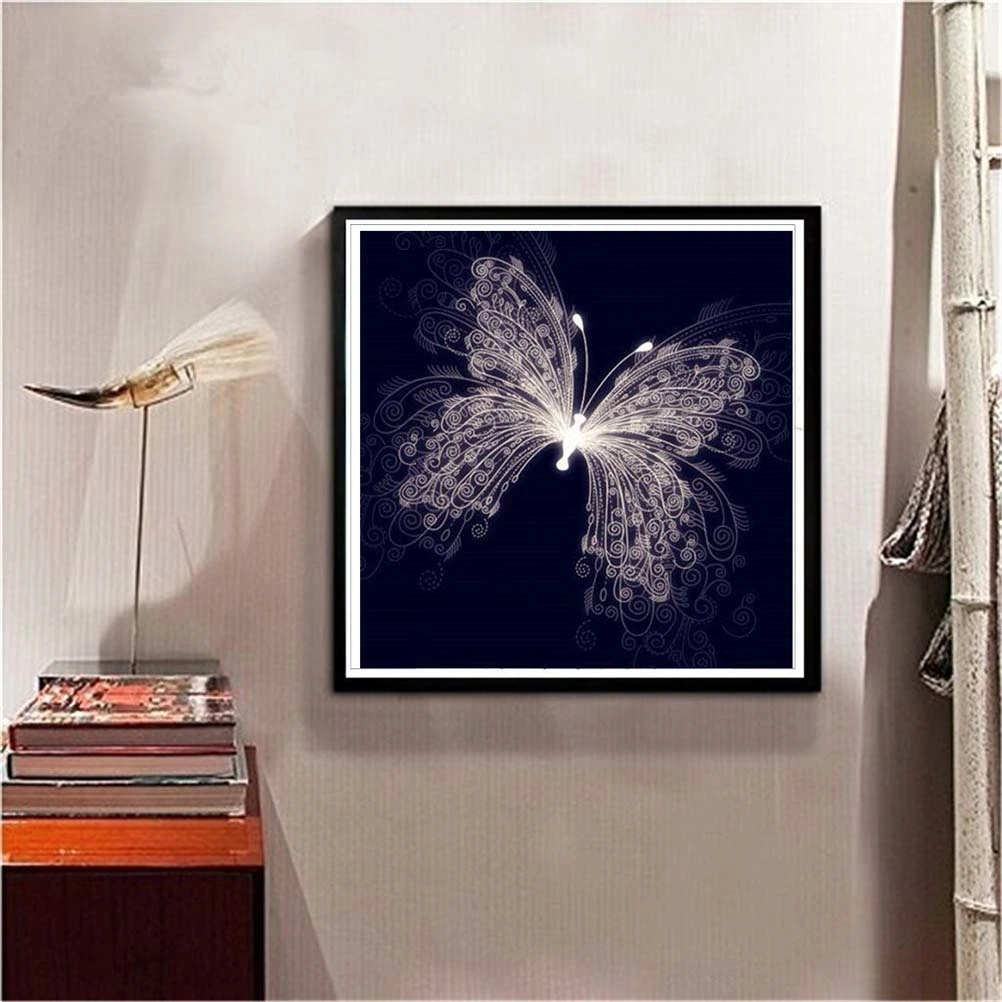 Glowing Cartoon DIY 5D Beads Painting Embroidery Cross Stitch Painting Pictures DIY Arts Crafts Home Wall Decor 35x35cm