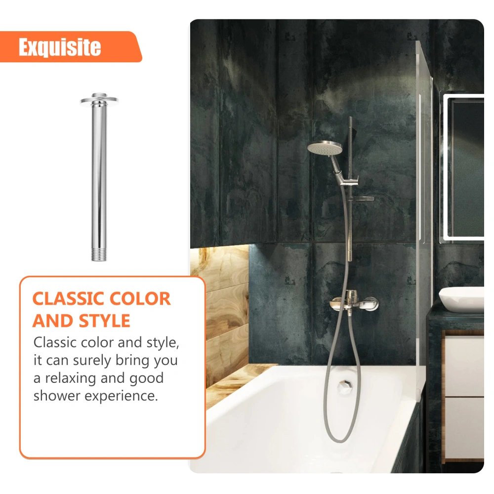 Shower Arm Stainless Shower Arm Bathroom Wall Mounted Extender Shower Arm