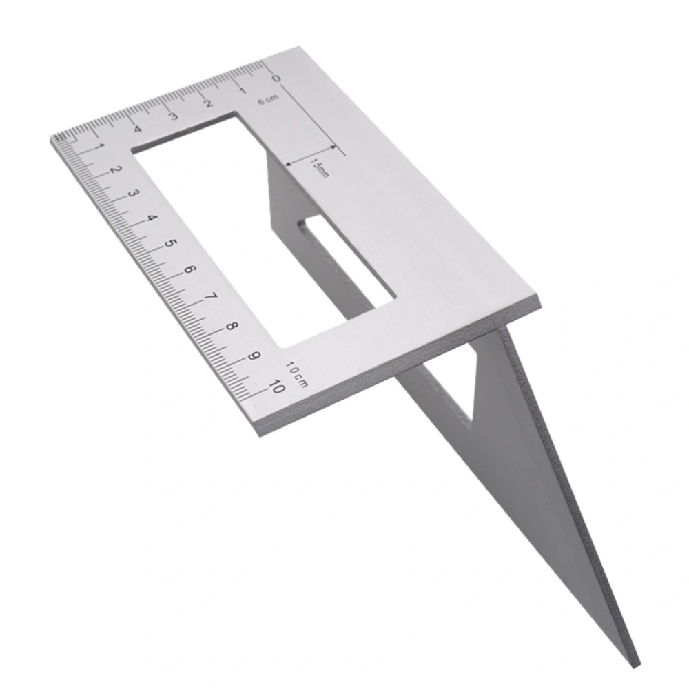 Multifunctional Angle Ruler Aluminum Alloy Scribing Ruler Right Angle Ruler
