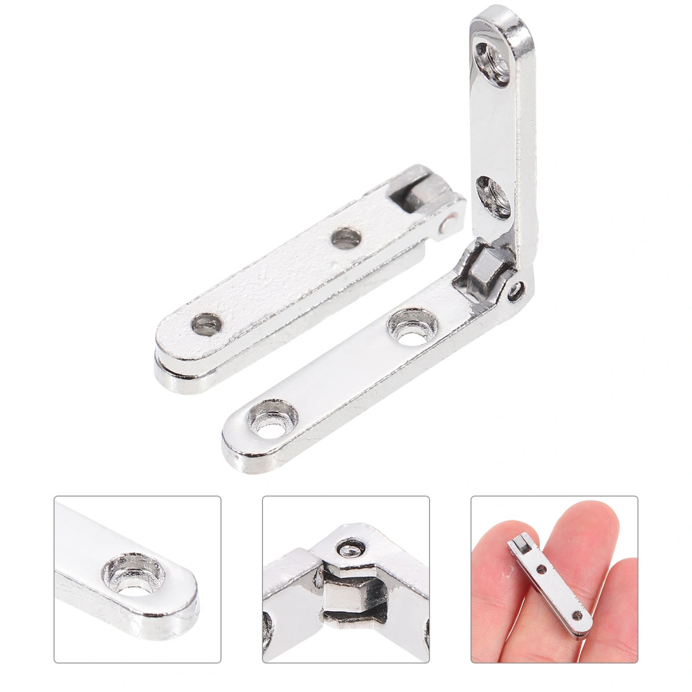 20pcs Zinc Alloy 90 Degree Hinges Spring Hinges for Wooden Box Jewelry Case