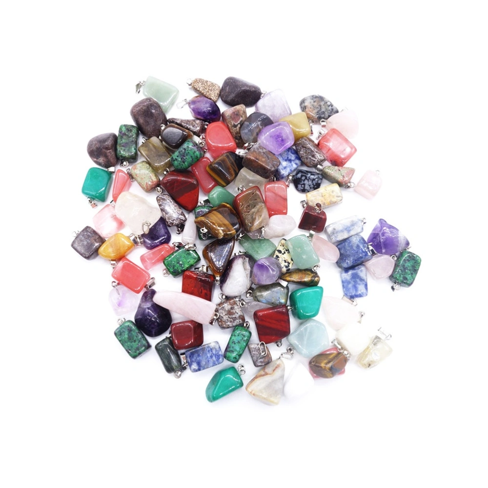 20PCS Jewelry Making Accessories Mix Color Stone Beads DIY Crafts Decoration Supplies