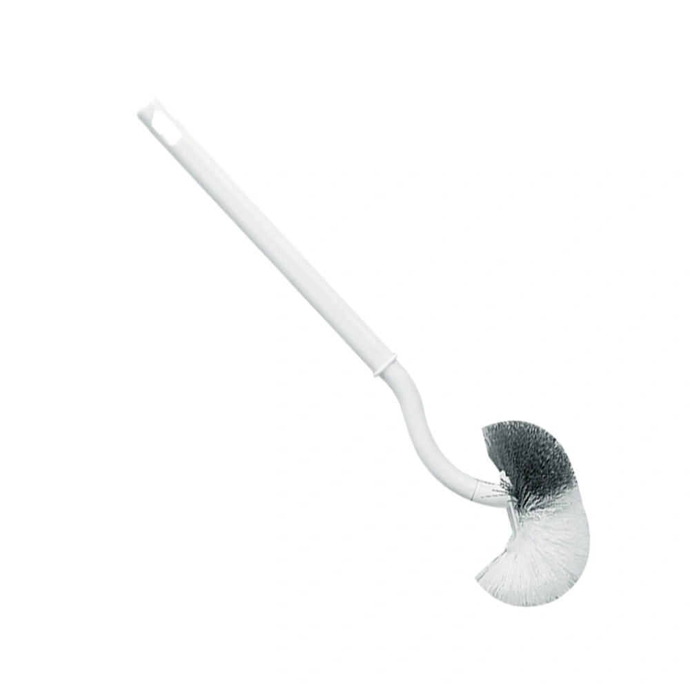 3pcs Long Handle Toilet Brush Wall Hanging Toilet Urinal Brush No Dead Ends Toilet Brush for Home Bathroom Hotel Cleaning (White)