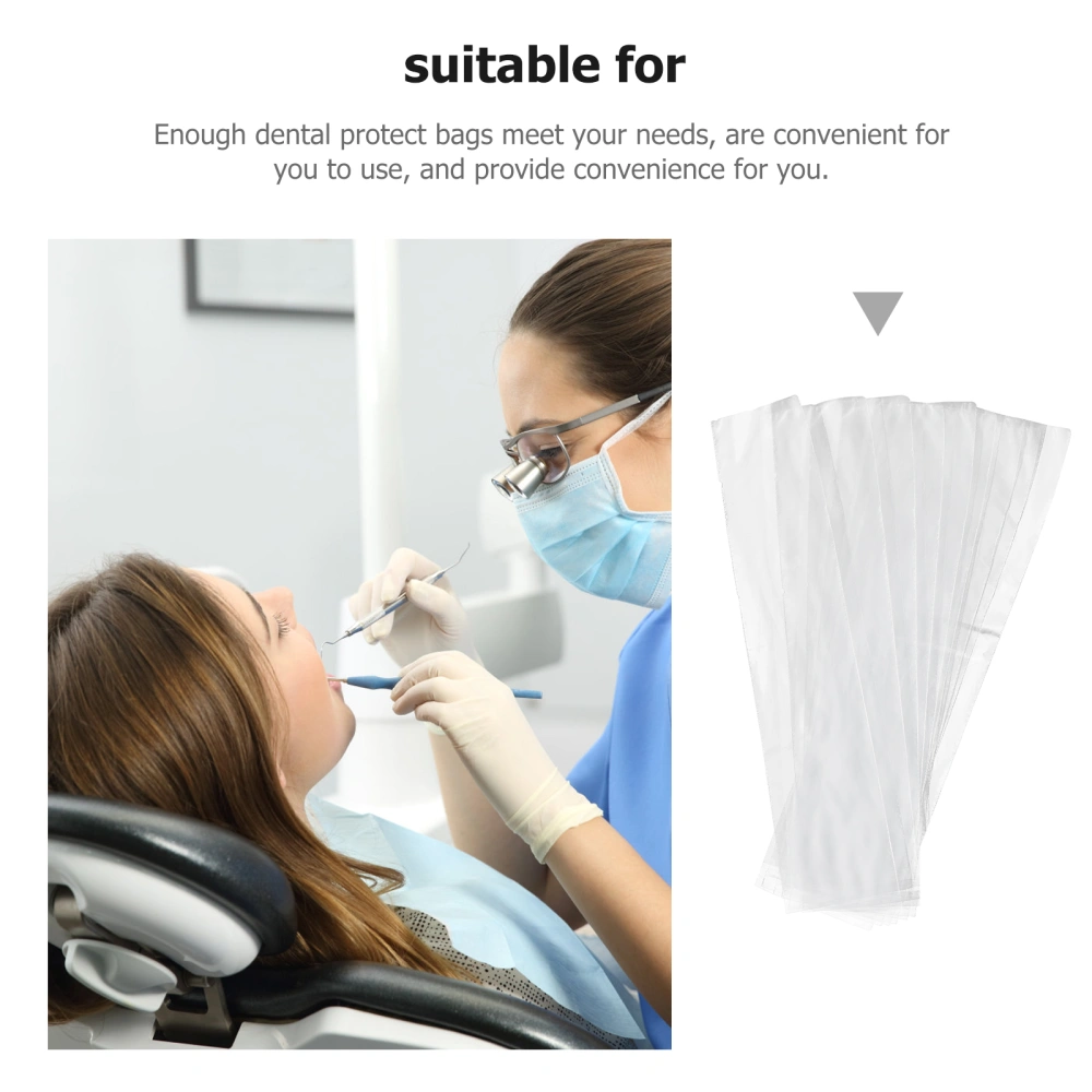 500Pcs Professional Dental Protection Bags X-ray Transducer Pockets Sealing Bags