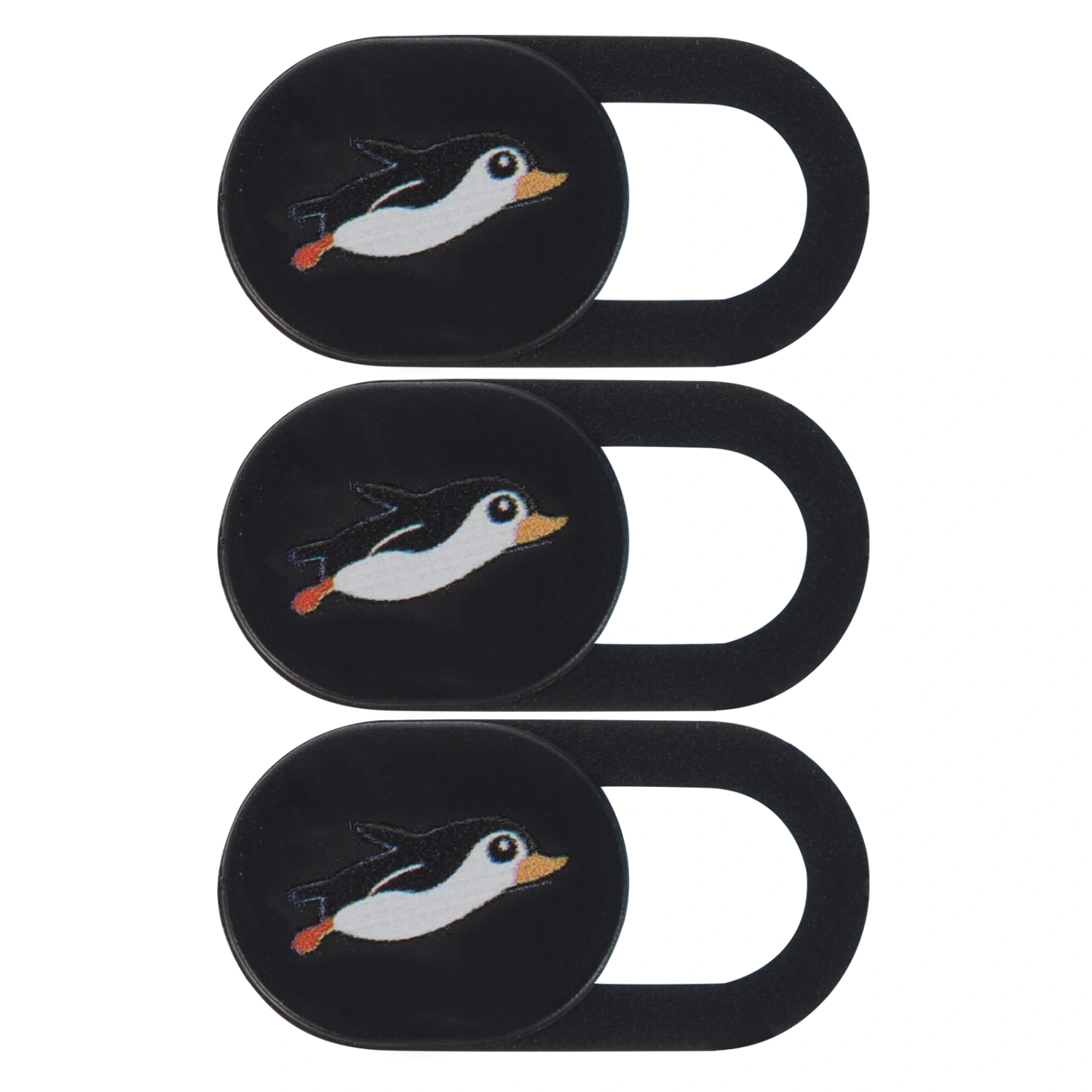 3Pcs Webcam Covers Penguin Design Webcam Covers Anti Peeping Privacy Covers