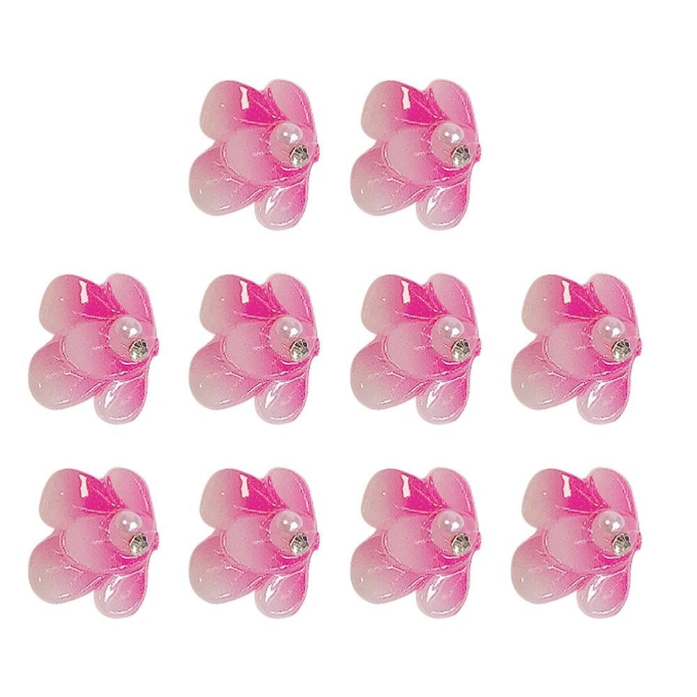 10Pcs Nail Art DIY Accessories Manicure Tools Flower Patches Manicure Supply