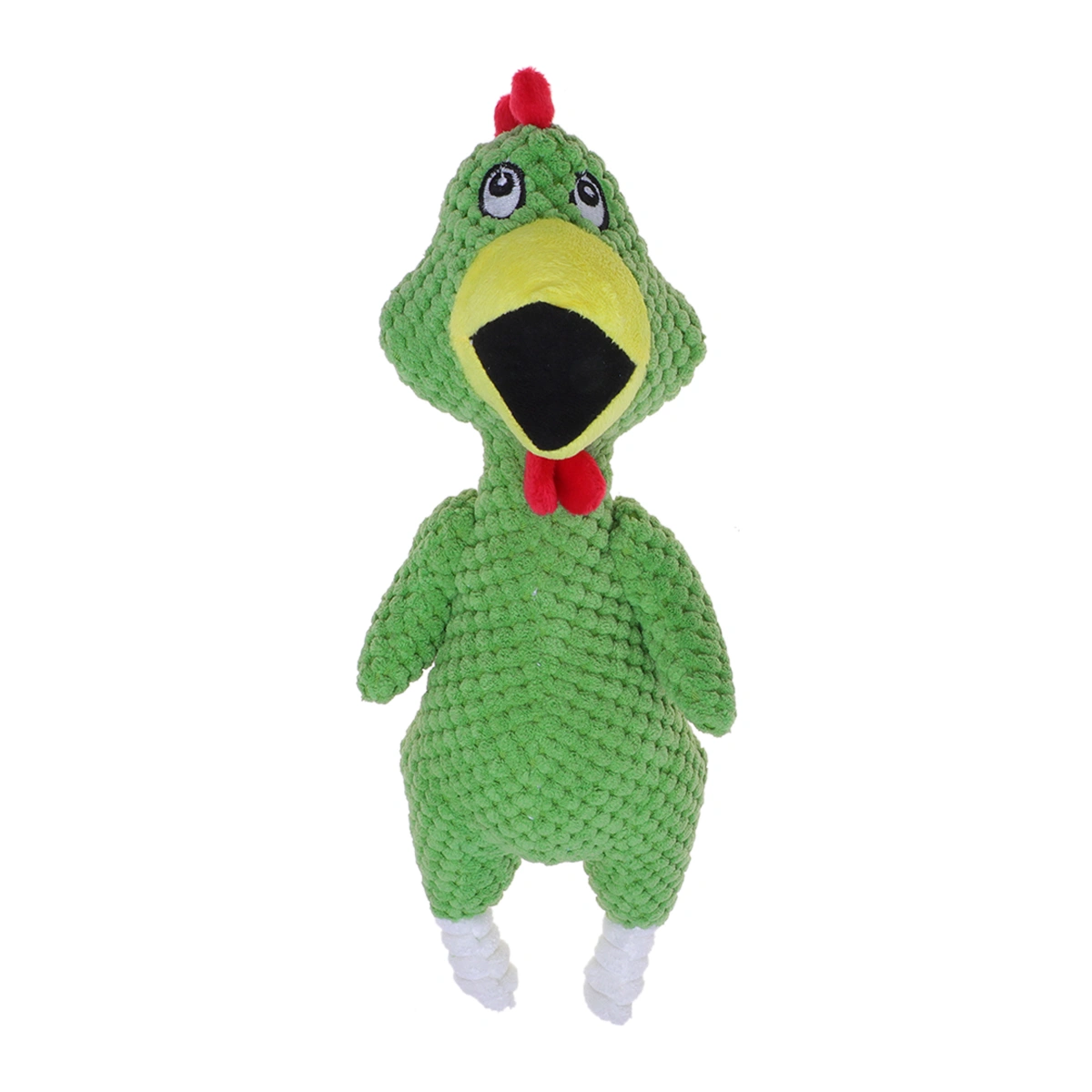Screaming Chicken Pet Dog Toys Green Chick Sound Squeaky Toys Chew Bite Toy Doll Pet Supplies