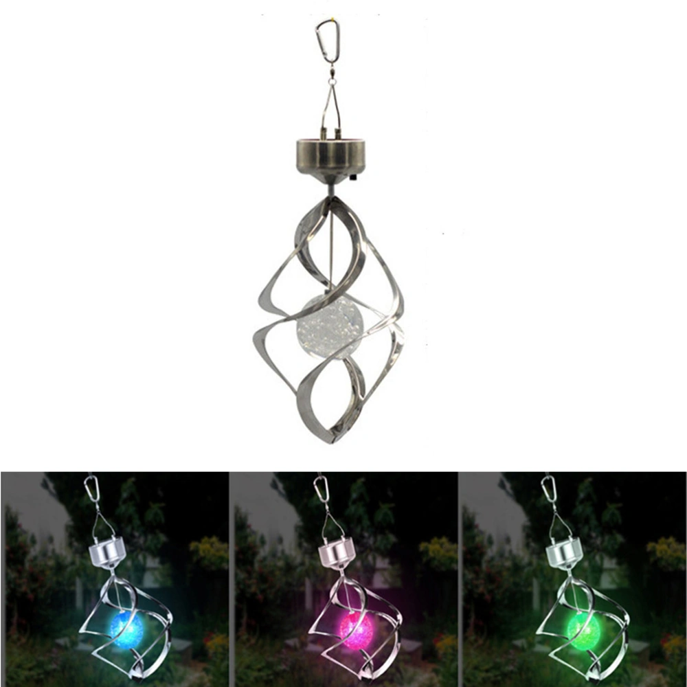 Colorful Solar Power Wind Chime Light LED Light Lamp Lawn Light for Outdoor Garden Courtyard Hanging