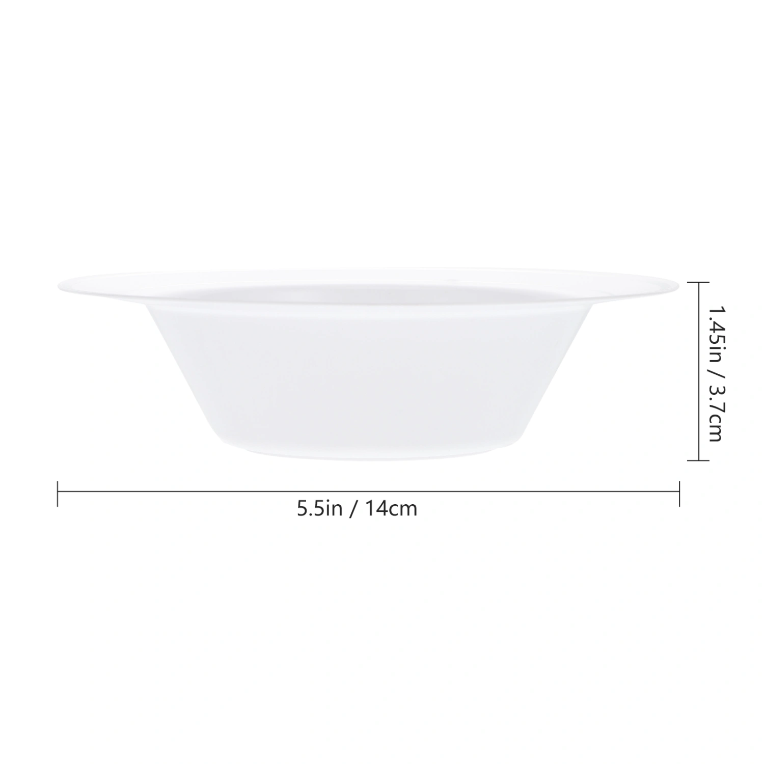 8pcs Party Disposable Dessert Bowls Ice Cream Plastic Bowls Onetime Bowl