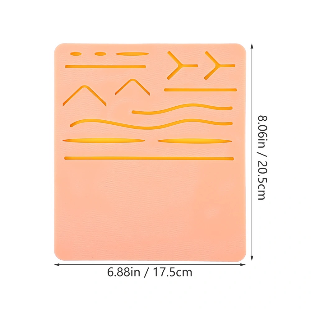 Human Skin Suture Practice Kit Silicone Simulation Body Skin Suturing Practice Module