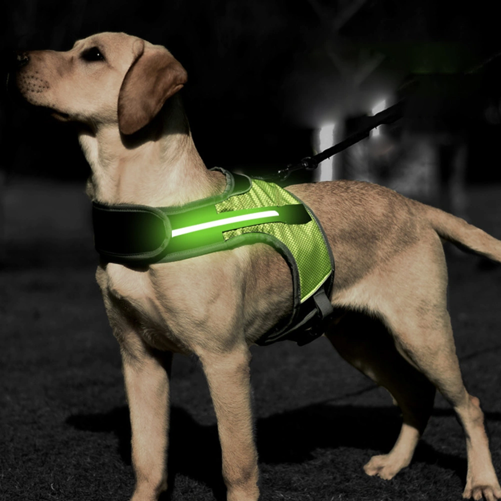 Light Up Dog Harness LED Dog Vest Harness Glowing Dog Harness Pet Supplies