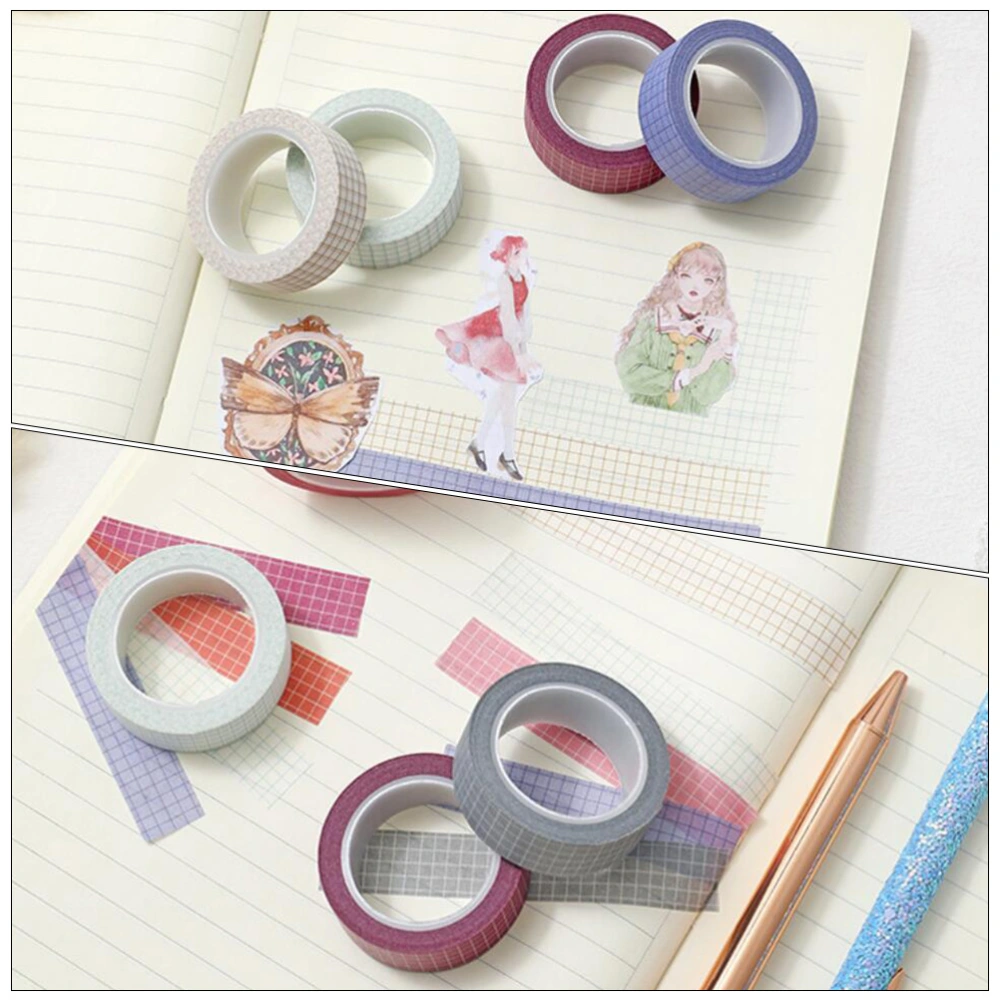 14 Rolls of Decorative Adhesive Tapes DIY Scrapbook Tapes Chic Stationery Stickers